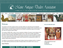 Tablet Screenshot of maineantiques.org